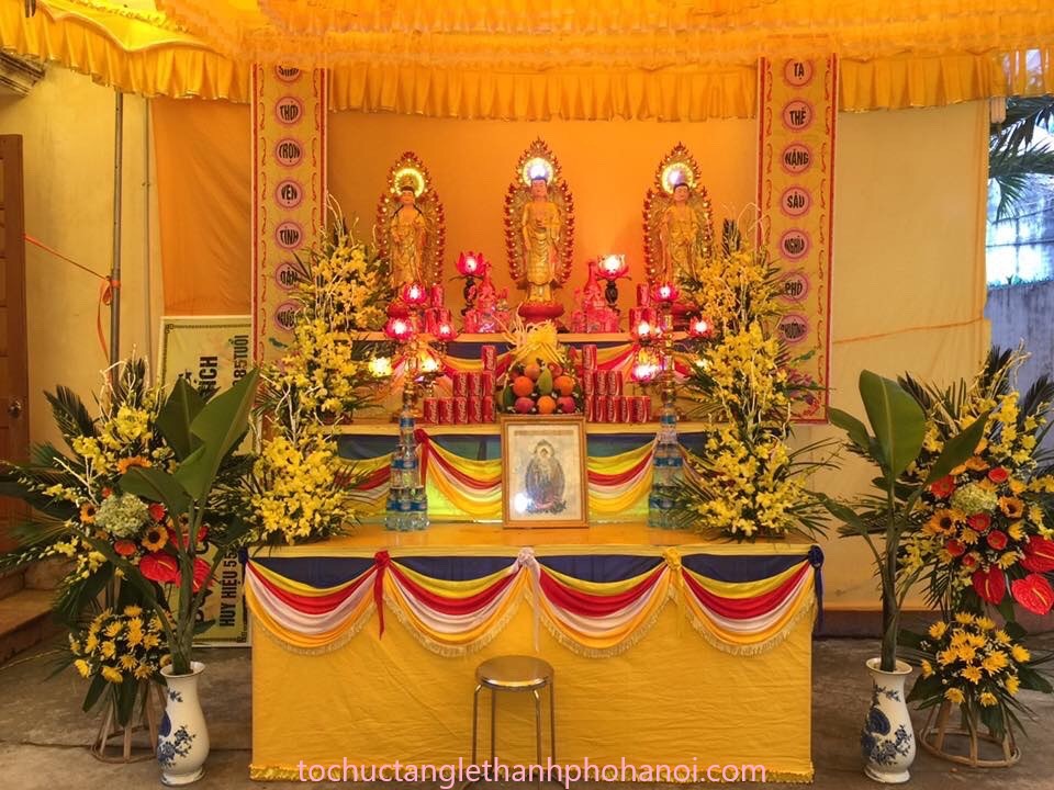 trang tri ban thờ phật tại nhà riêng
